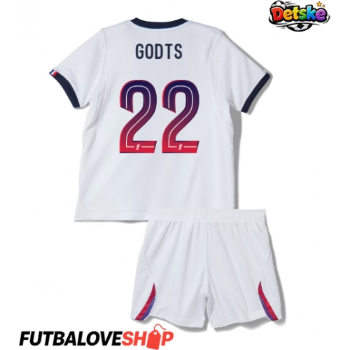 Dres Paris Saint-Germain Mika Godts #22 Preč pre deti 2026-27 Krátky Rukáv (+ trenírky)